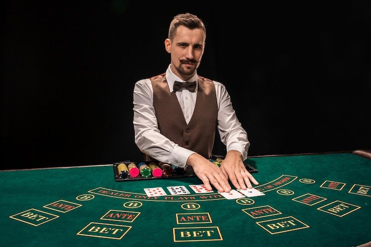 Live casino tables and sports betting options